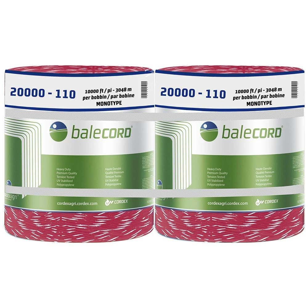 0003557.jpg Balecord High-Visibility Red And White Mono-Type 20,000 Ft. Baler Twine -Farm & Ranch Sales 0003557