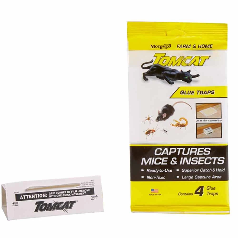 Tomcat Glue Traps 4 Pk. 3 Tomcat Glue Traps 4 Pk.