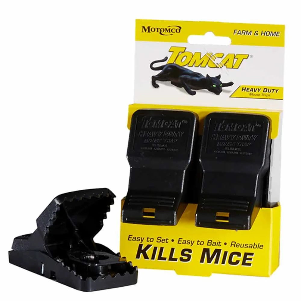Tomcat Heavy Duty Reusable Mouse Trap 2 Pk. 3 Tomcat Heavy Duty Reusable Mouse Trap 2 Pk.