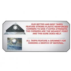 Erickson Heavy Duty Silver Poly Tarp -Farm & Ranch Sales 1010698b