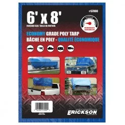 Erickson All Purpose Blue Economy Grade Tarp 5 Erickson All Purpose Blue Economy Grade Tarp -Farm & Ranch Sales 5380021