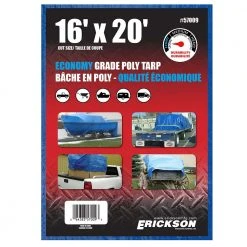 Erickson All Purpose Blue Economy Grade Tarp 11 Erickson All Purpose Blue Economy Grade Tarp -Farm & Ranch Sales 5380152new