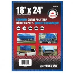 Erickson All Purpose Blue Economy Grade Tarp 12 Erickson All Purpose Blue Economy Grade Tarp -Farm & Ranch Sales 5380209new
