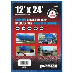 Erickson All Purpose Blue Economy Grade Tarp 10 Erickson All Purpose Blue Economy Grade Tarp -Farm & Ranch Sales 5380217new