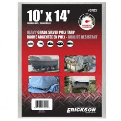 Erickson Heavy Duty Silver Poly Tarp -Farm & Ranch Sales 7302988new 1