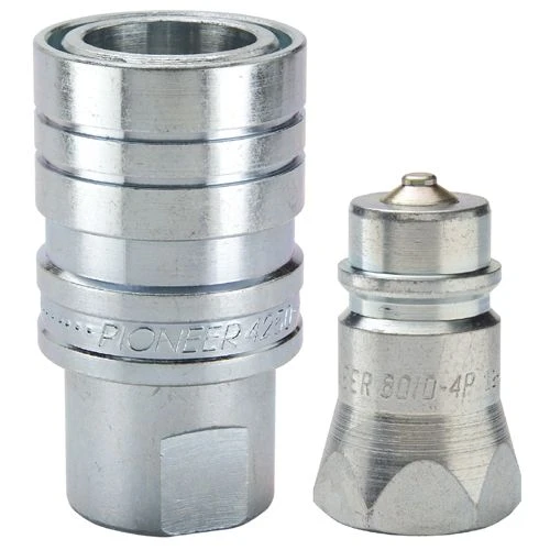 Pioneer Double Acting Sleeve Coupling (Poppet Valve) 1/2 In. NPTF 3 Pioneer Double Acting Sleeve Coupling (Poppet Valve) 1/2 In. NPTF