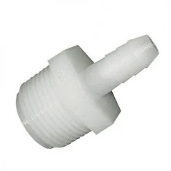 Green Leaf Straight Hose Adapter 1 In. MPT X Barb