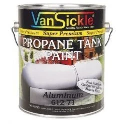 Van Sickle Propane Tank Paint Aluminum