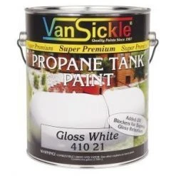 Van Sickle Propane Tank Paint Gloss White